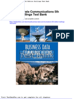 Full Download Business Data Communications 5th Edition Stallings Test Bank