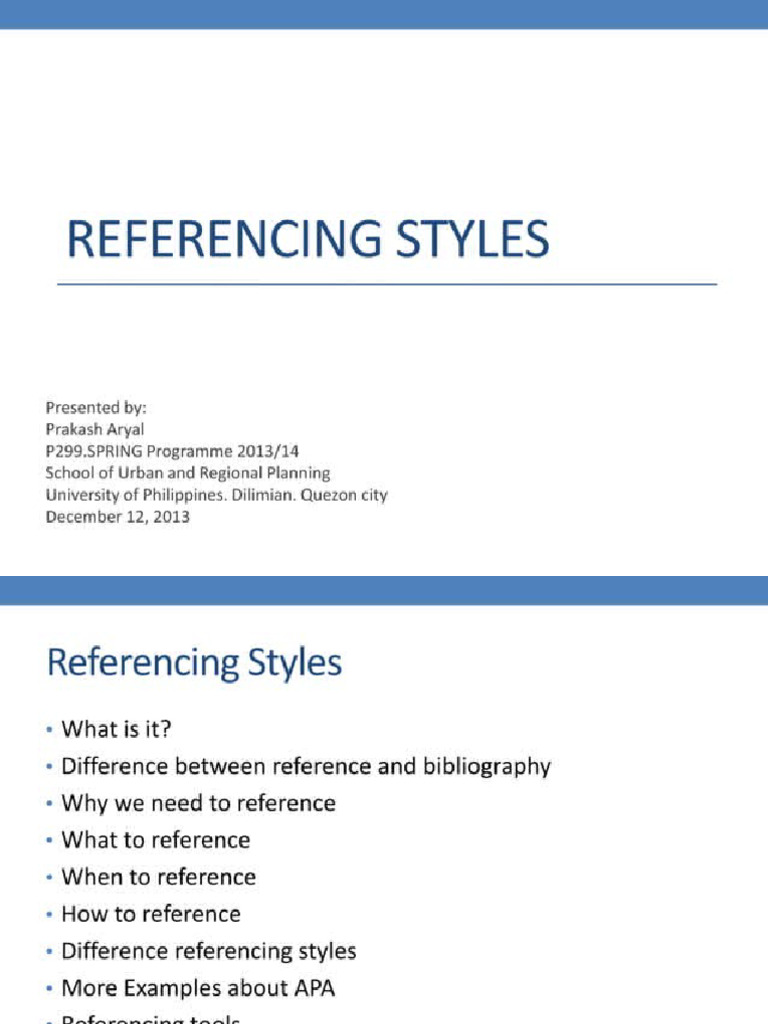 Module-2 (Referencing Styles & Bibliography) | PDF
