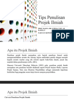 Tips Penulisan Projek Ilmiah