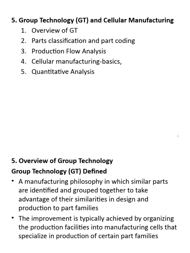 Group Technology and Cellular Amnufacturing | PDF | Matrix (Mathematics)