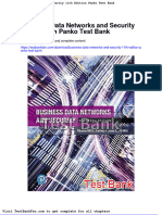Full Download Business Data Networks and Security 11th Edition Panko Test Bank