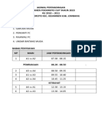 Jadwal Pertandingan Podoroto Cup 2023