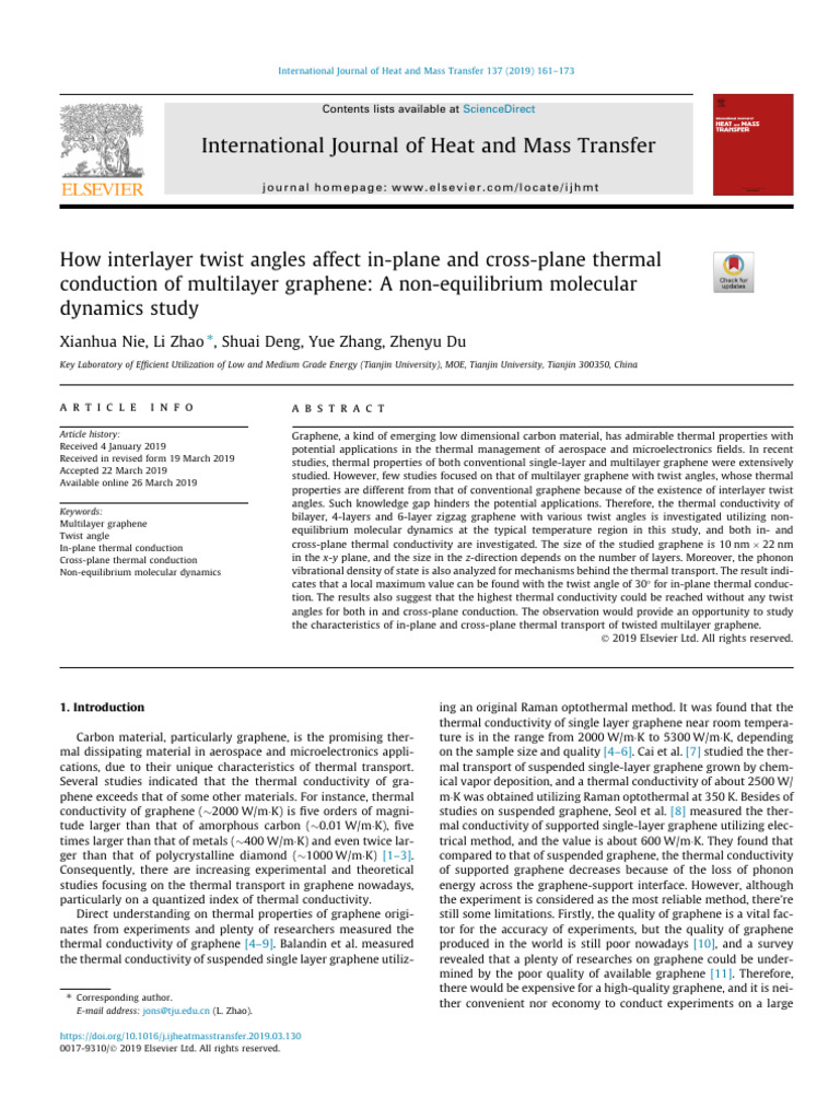 Thermal | PDF | Graphene | Thermal Conductivity