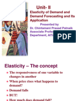 Elasticity of Demand and Demand Forecasting Final1