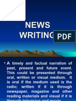 News Writing