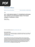 Part I. Conformational Analysis of 14-Disubstituted Cyclohexanes