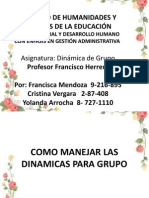 Como Manejar La Dinamica de Grupo