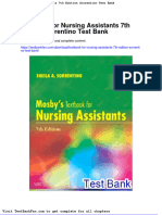 Full Download Textbook For Nursing Assistants 7th Edition Sorrentino Test Bank