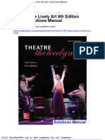 Full Download Theatre The Lively Art 9th Edition Wilson Solutions Manual