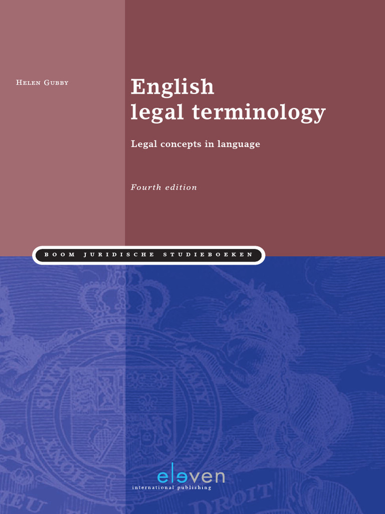 English legal terminology PDF United States District Court State Court (United States)