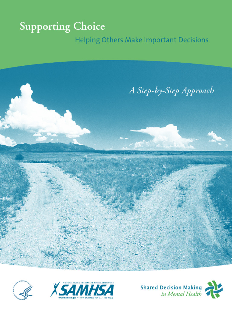 Shared Decision Making Helper Workbook Pdf Decision Making