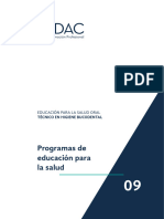 PDF. Educación para La Salud Oral. Tema 9