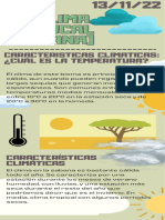 Infografia de El Bioclima Tropical