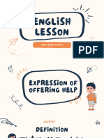 Expression of Offering Help