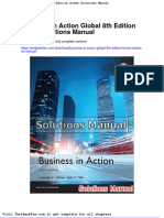 Full Download Business in Action Global 8th Edition Bovee Solutions Manual