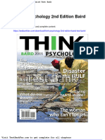 Full Download Think Psychology 2nd Edition Baird Test Bank