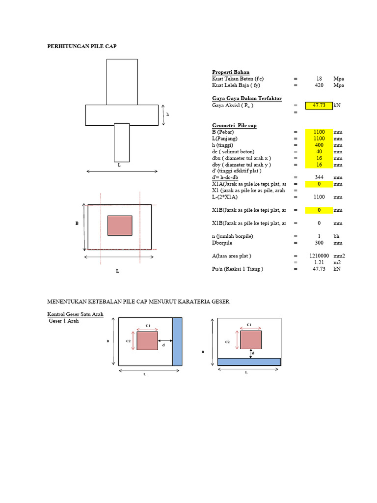 Pilecap 30.30 | PDF