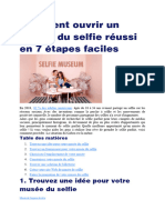 Musee Du Selfie Projet