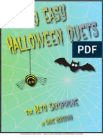 10 Easy Halloween Duets For Alto Saxophone