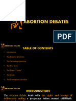 Abortion Debates