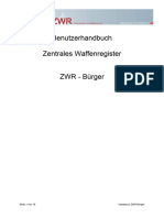 Handbuch ZWR Bürger