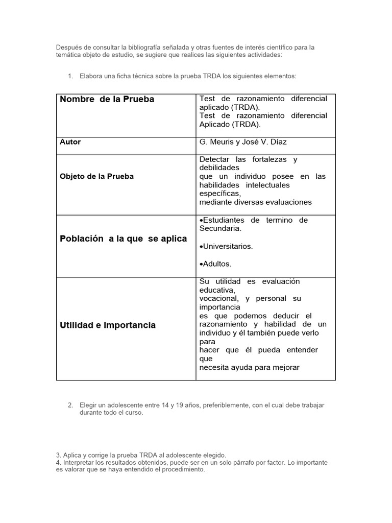Doc. 5 Test 16 FP | PDF | Cognición | Aprendizaje