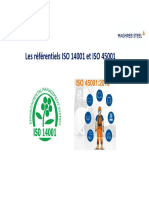 Réferentiels ISO14001 Et 45001