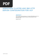 Websphere Cluster Ibm HTTP Server Configuration XCP