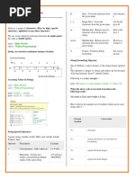 Python String - UNIT 3