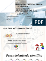 NATURALEZA DE LA CIENCIA - El Metodo Cientifico-Conocimiento Cientifico