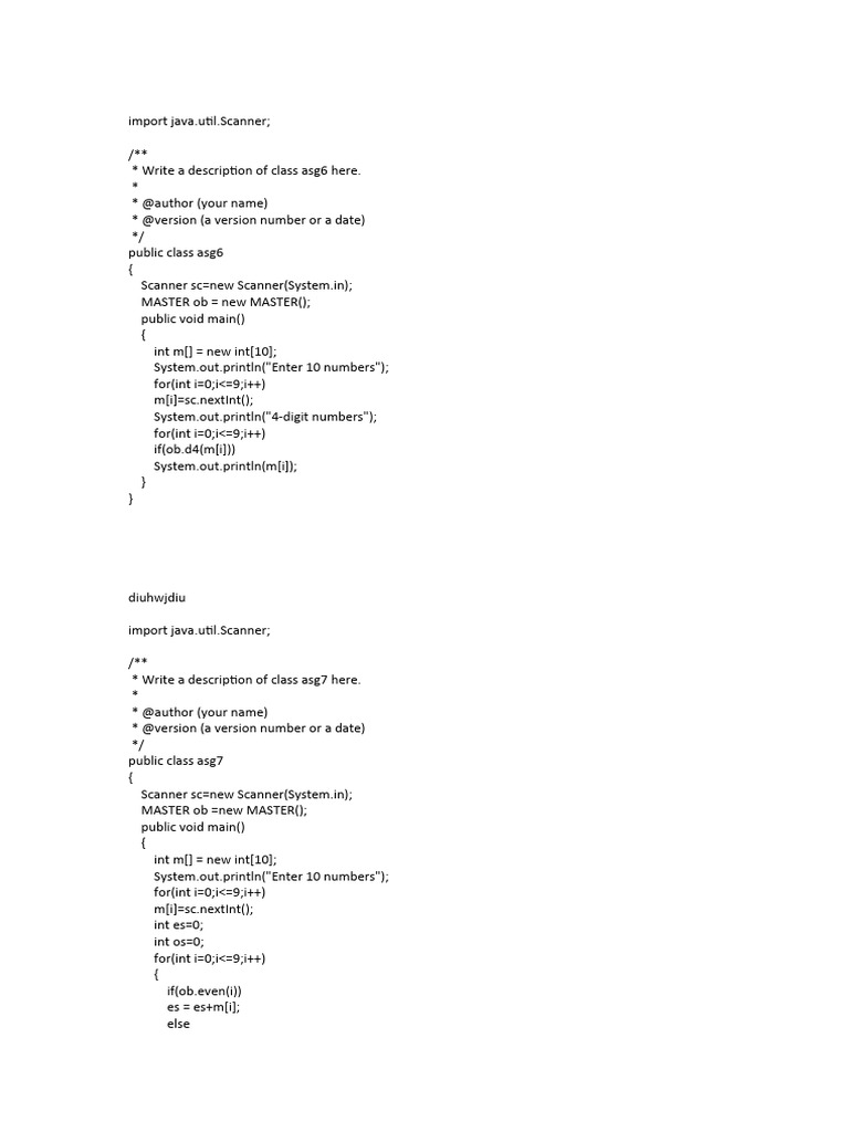 Java Programs for Number Analysis | PDF | Computer Programming ...