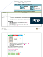 Planificación Semanal Institucional 2023-2024: "Cerezal - Bellavista "