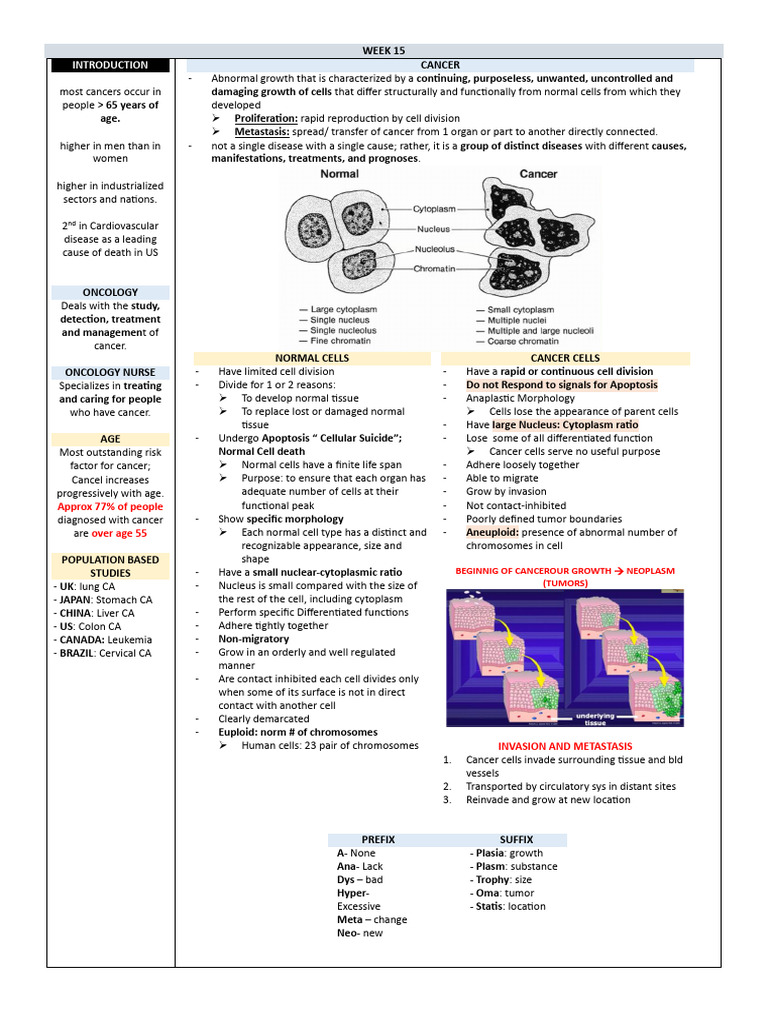 Week 15 Brain, Breast, Lung Cancer (Vid Lec 12 Mam Muji) PDF Brain Tumor Cancer