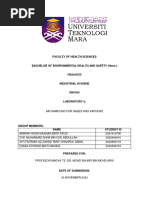 ENV543 Industrial Hygiene LAB 2