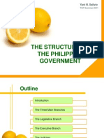 The Structure of The Philippine Government: Yani N. Salivio