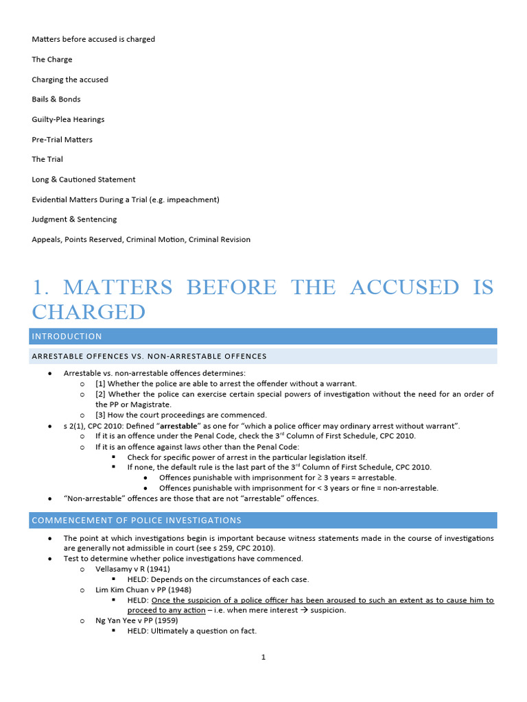 Understanding Arrestable Offences | PDF | Arrest | Bail