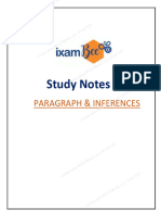 Notes On Paragraph and Inference