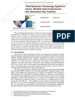 Computational Fluid Dynamics Technology Applied To High Performance, Reliable Axial Compressors For Power Generation Gas Turbines