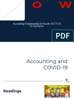 Accounting and COVID 19