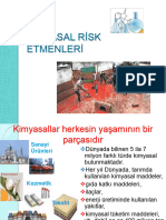 08 - Kimyasal Risk Etmenleri