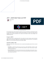 JWT - JSON Web Token em PHP - Boteco Digital