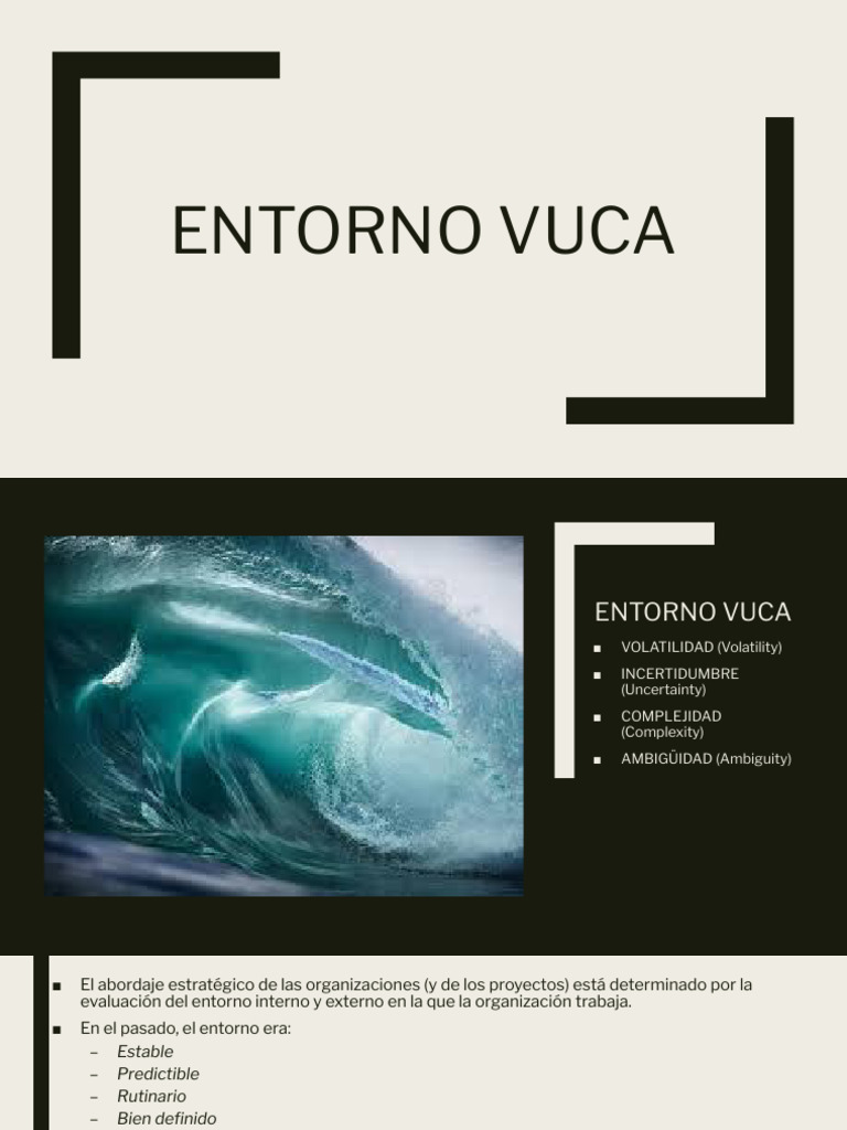 1.-Entorno Vuca | PDF | Toma de decisiones | Ciencia cognitiva
