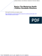Full Download Health The Basics The Mastering Health Edition 12th Edition Donatelle Solutions Manual