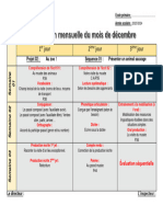 Progression Décembre 5AP