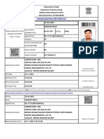 Admit Card