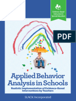 Carr, N. (2023) - Applied Behavior Analysis in Schools - Realistic Implementation of Evidence-Based Interventions by Teachers