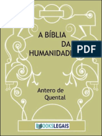 Antero de Quental - A Bíblia Da Humanidade