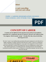 Guidance and Counseling - Career Dissemination Session For School and Junior College