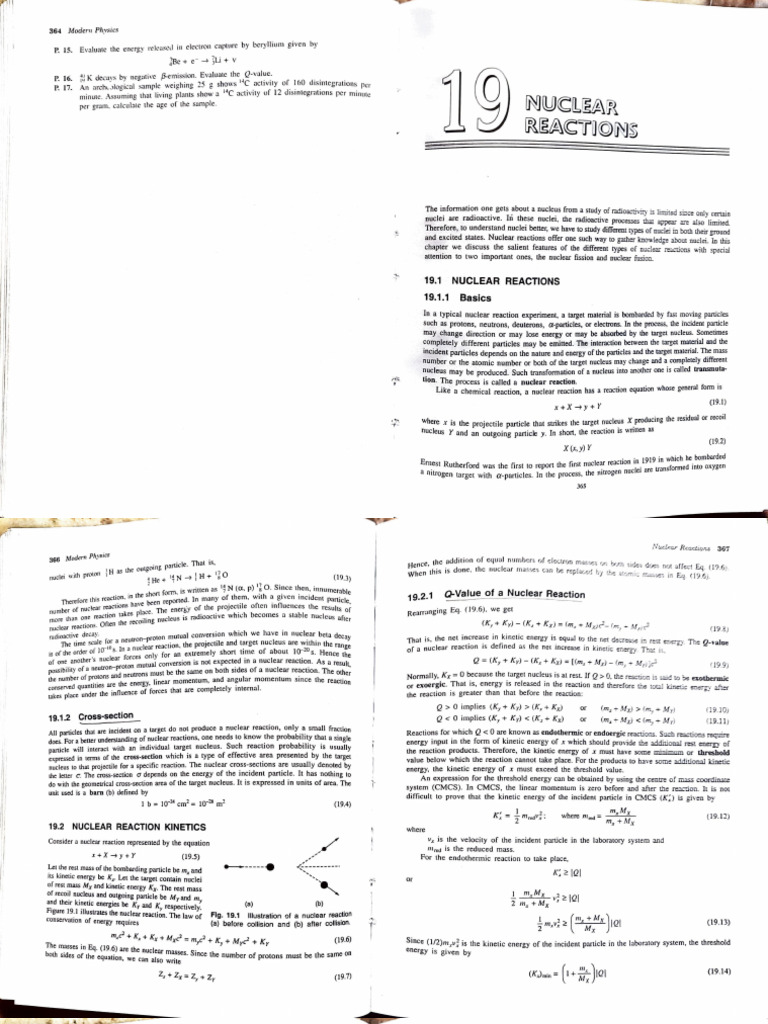 Nuclear Notes 2 | PDF | Nuclear Reaction | Nuclear Physics
