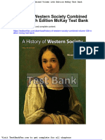 Full Download History of Western Society Combined Volume 12th Edition Mckay Test Bank